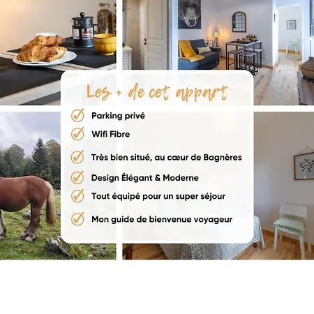 Refuge De L'ours : T2 Equipe Avec Parking Et Wifi * Bagnères-de-Bigorre